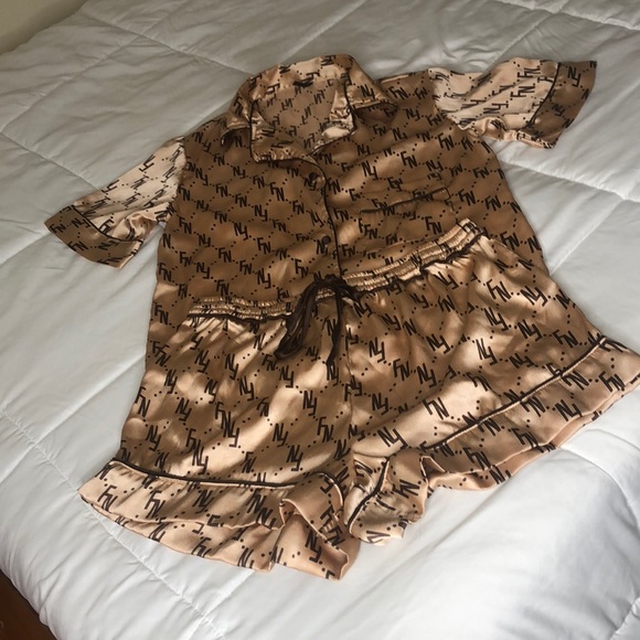 Fashion Nova Other - Satin Pj Short Set